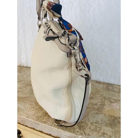 COACH MADISON Embossed Python Leather Lindsey Shoulder Bag Satchel Purse 19630 - Picture 5 of 10